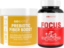 GOBIOTIX Brain & Gut Wellness Bundle: Fokus Pilz Complex 90 Kapseln + Faserergänzung 35 Portionen