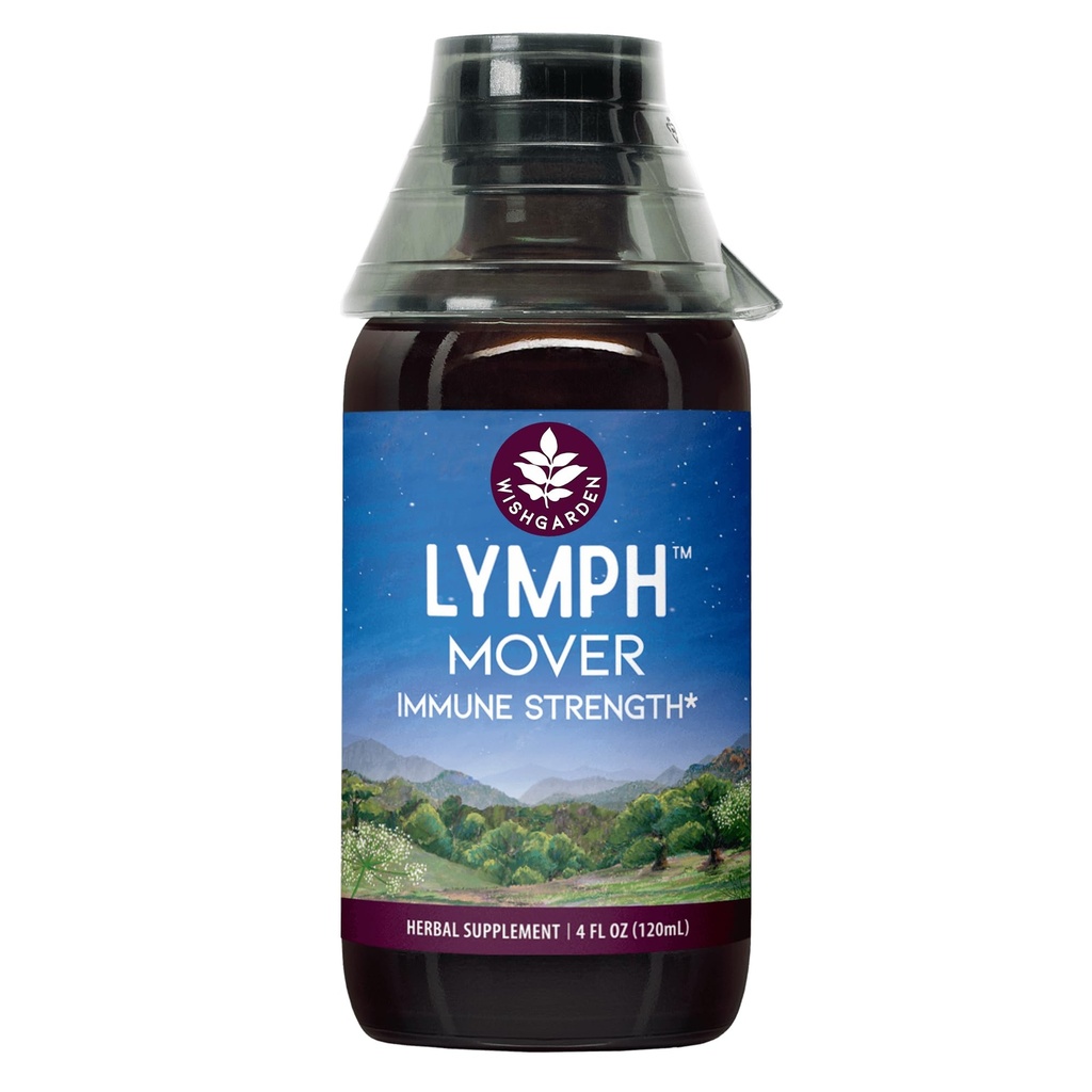 WishGarden Kräuter Lymph Mover Immunstärke - Natürliche Kräuter Lymphdrainage und Lymphatic Cleanse Supplement mit Echinacea für Immununterstützung, Unterstützt gesunde Lymphsystem Funktion, 4oz