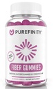 PUREFINITY Fiber Gummies für Erwachsene mit Inulin FOS von Chicory Root, Sugar Free Prebiotic Supplement for Daily Digestion & Constipation Support – Non-GMO, Vegan, 60 Count