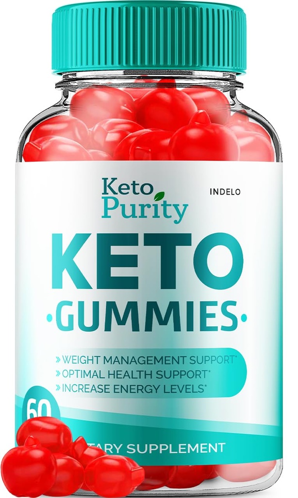Keto Purity ACV Gummies Advanced Loss - Maximum Strength, Purity Keto Plus ACV Weight Management Gummies Apple Cider Vinegar KetoPurity, Keto Purity Gummies Reviews Vitamin B12 Keto+ACV (60 Gummies)