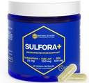 N-Acetyl-L-Cystein 600mg NAC Supplement - Sulforaphane Supplement 25mg - Superfood Kale Blattpulver mit Bio Broccoli Sprout - Gehirngesundheit Antioxidantien - 60 NAC Kapseln