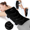 REVIX Extra Großes Eispaket für Rücken, 13” x 21” Wiederverwendbares Gel Cold Pack Wrap für Full Back, Hip und Leg Relief, XXL Kaltkompressor für Muskel Soreness, Fatigue und Everyday Recovery, Schwarz