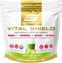 Granite Nutrition Vital Shield - USDA Organic Superfood Greens mit Pilzen & Tart Cherry – Unterstützt Energie, Immunfunktion & Verdauungsstörung – Zitronen-Lims-Flamvor (30 Portionen)