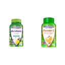 Vitafusion Melatonin 140ct Power C Vitamin C Gummis 150ct Immununterstützung Orange Flavor