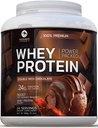 Premium 100% Whey Protein Pulver 24g, Double Rich Chocolate, Advanced Isolate Protein für Muskelaufbau, Recovery & Immun System Unterstützung, kein hinzugefügter Zucker, für Shakes & Chocolate Smoothies - 24 Portionen