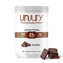 Unjury Whey Protein Pulver | Chocolate Protein Pulver | 21g 100% Whey Isolate Protein Pulver | Low Carb und Lactose Free | Gluten Free Whey Protein Isolate | Zertifizierte Kosher | 15 Servierungen