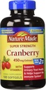 Naturgemachte Cranberry 450mg Extrakt 180 Softgels
