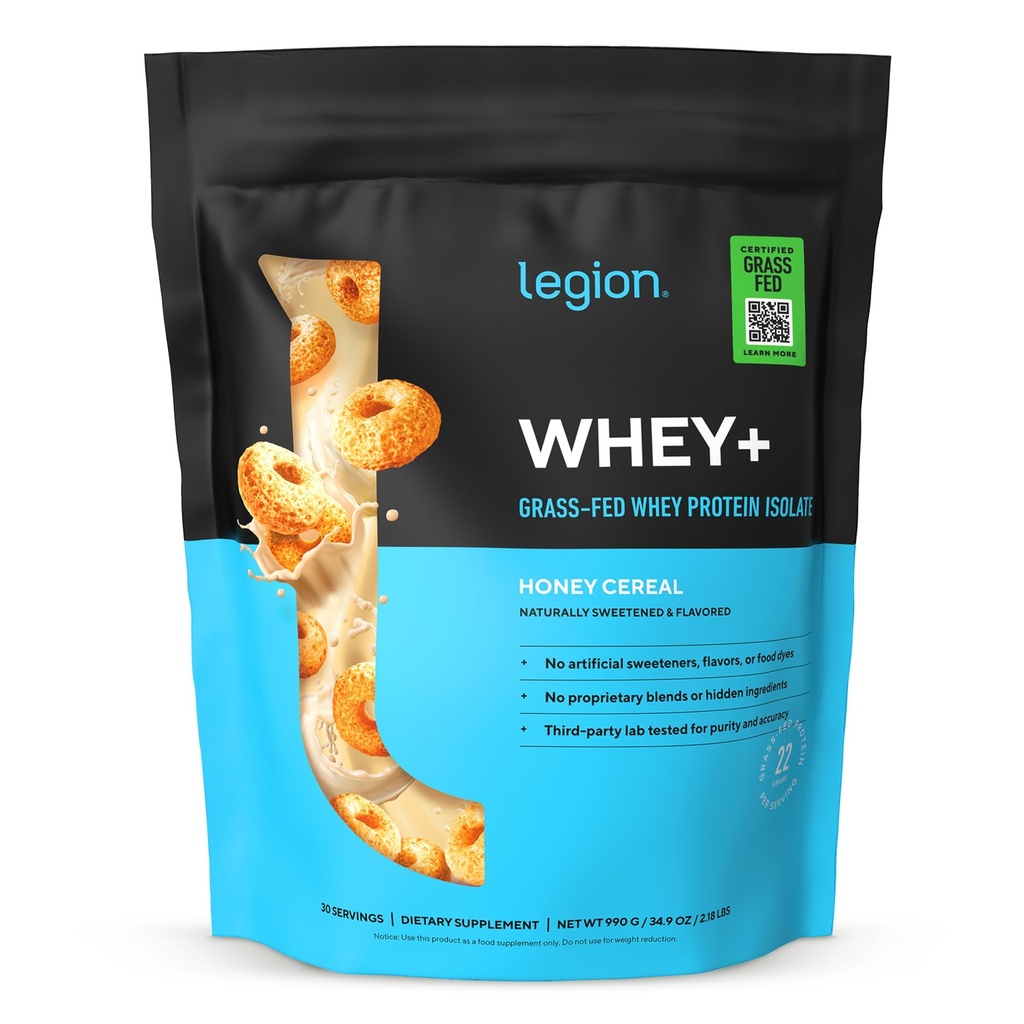 RECHT Whey+ Protein Whey Isolate von Grass Fed Cows - Whey Protein Isolate Powder Low Calorie, Non-GMO, Sugar Free, Lactose und Glutenfrei, Alle natürlichen Proteinpulver für Männer & Frauen, 30 Servierungen