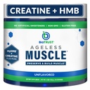 BioTrust Ageless Muscle Builder - Kreatin HMB Pulver mit Vitamin D3 & Betaine - Build & Preserve Natürliche Abbau Muskelmasse & Stärke - Entflammt, 30 Servierungen