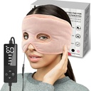 Feuchtigkeits-Wärme-Sinus-Druck Relief Maske mit 3 Wärmeeinstellungen, extra großes Gesicht Heizkissen für Augen, Sinusitis, Hormon Migraine, Zug Kopfschmerzen Relief