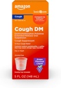 Basic Care 12 Hour Cough DM Syrup, Extended-Release Dextromethorphan, Grape Flavor Liquid Medicine, 5 fl oz (Pack mit 1)
