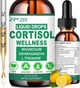 Cortisol Supplements für Damen und Herren, 16-in-1 Cortisol Reducer Detox Manager w. Magnesium, Ksm-66 Ashwagandha, L-Theanin, Rhodiola, Phosphatidylserine für Lower Cortisol, Recess Mood, Focus Support