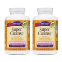 Nature's Secret Super Cleanse Extra Strength Toxin Detox & Gentle Elimination Body Cleanse, Digestive & Colon Health Support - Stimulierende Mischung von 14 Kräutern mit Probiotika - 200 Tabletten (Pack von 2)