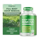 Body Deodorierende Ergänzung, natürliche innere Geruchskontrolle Pillen für Männer und Frauen, Chlorophyll Kapseln für Haut, Atem und Gut Gesundheit (60 Kapseln)