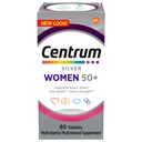 Centrum Silver Women's Multivitamin for Women 50 Plus, Multivitamin/Multimineral Supplement mit Vitamin D3, B Vitamine, Non-GMO Zutaten, Unterstützt Gedächtnis und Kognition bei älteren Erwachsenen - 65 Ct