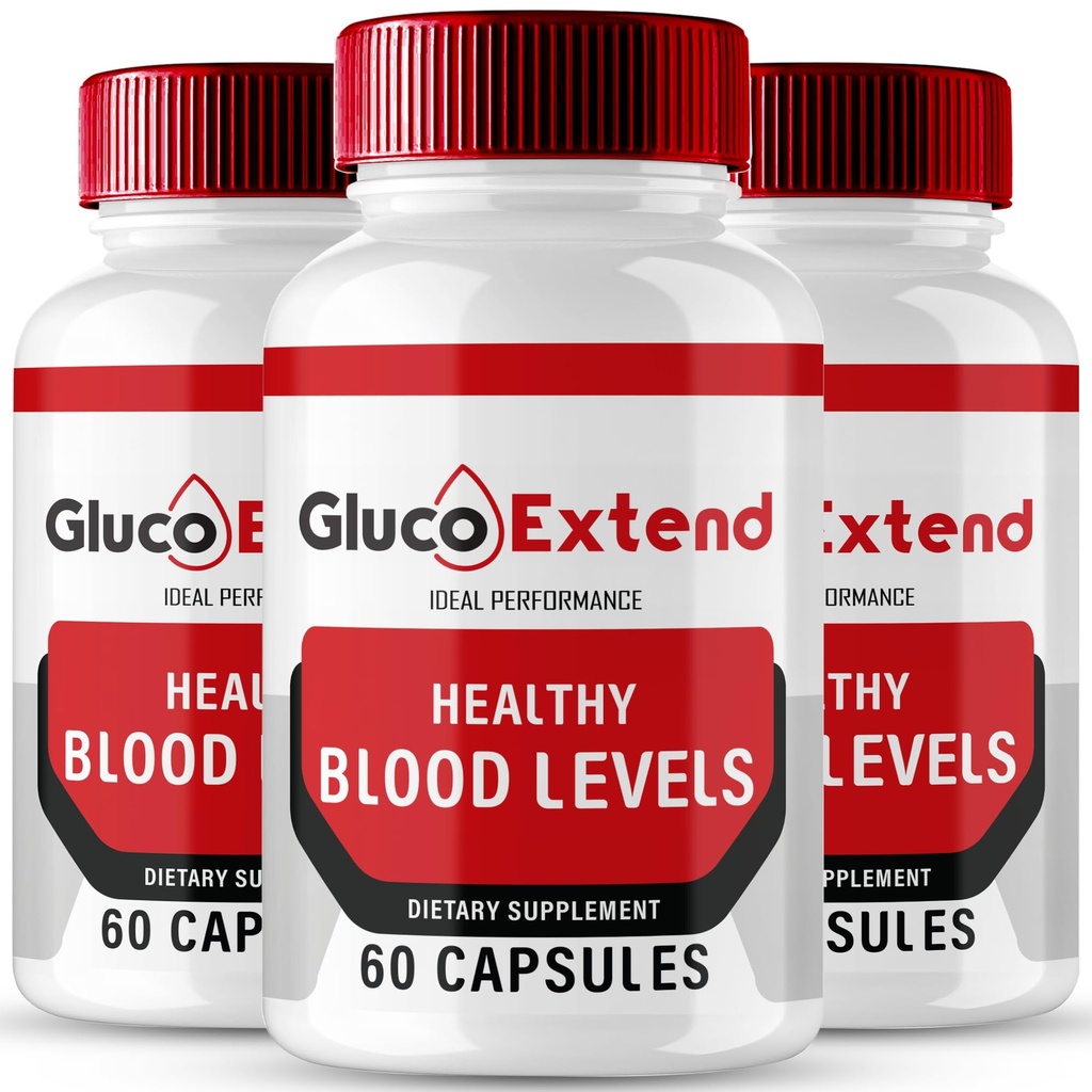 Gluco Extend Kapseln, GlucoExtend Unterstützung Formel Ergänzung Pillen - Maximale Stärke, Gluco Extend Gesundheit & Wellness Alle natürlichen Formel, offizielle GlucoExtend Gesundheit Kapseln Bewertungen (3 Pack)