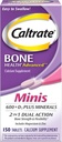 Calcium & Vitamin D3 Supplement Plus Minerals Mini Tabletten, 150 ea (Pack mit 4)