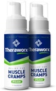 Theraworx Relief für Muskelkrämpfe Schaum Fast-Acting Muscle Spasm, Leg Soreness mit Magnesiumsulfat - 7.1 oz - 2 Count