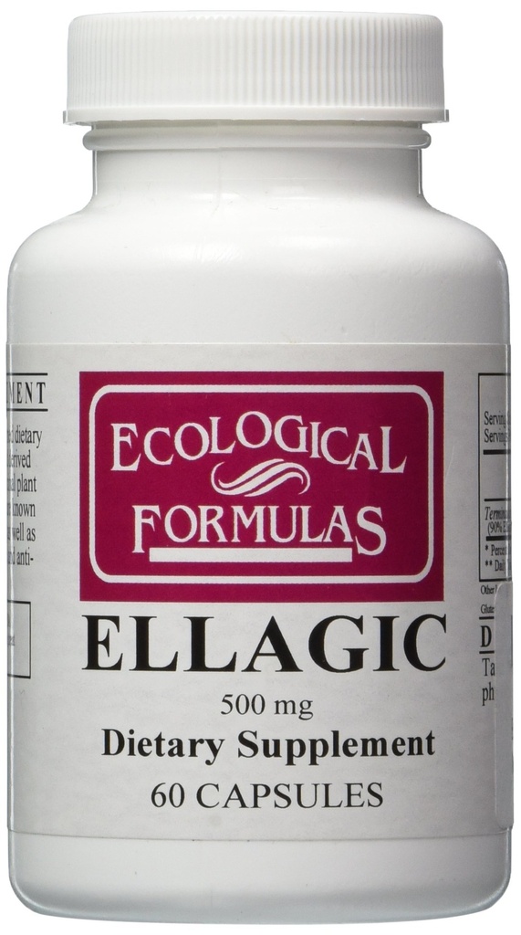 Ökologische Formeln - Ellagic 500 mg 60 caps [Gesundheit und Schönheit]