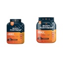 Body Fortress 100% Whey, Premium Protein Powder, Schokolade, 3.9lbs (Packaging May Vary) & 100% Whey, Premium Protein Powder, Schokolade, 1.78lbs (Packaging May Vary)