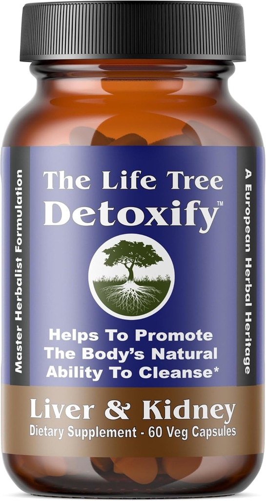 Detoxify - Certified Organic Advanced Liver, Kidney und Gallbladder Detox Cleanse | Master Herbalist Formulierte Flüssigkeitskappen für 3x Absorption und maximale Ergebnisse.