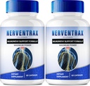 Nerventrax Gehirn ergänzt Gedächtnis- und Fokuskapseln, Nerventrax Advanced Formula Brain Health Support Pills Maximale Stärke Nerven Trax Alle natürlichen Support Pillen, Nerventrax Bewertungen (2 Pack)