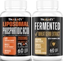 2000mg Phosphatidsäure mit 13mg Spermidin-Ergänzungen für Lean Body Maß,Energy & Healthy Aging, Zellerneuerung