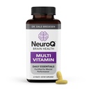 NeuroQ Daily Essentials Multivitamin - High-Potency Brain & Body Support mit Cholin 550 mg, PQQ, CoQ10, Alpha-Liponsäure - Unterstützt Gedächtnis, Energie, kognitiven Fokus & tägliche Wellness - 60 Tabletten