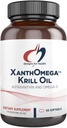 Designs für Gesundheit XanthOmega - Krill Öl mit 12mg Astaxanthin - Antioxidans, Phospholipide + EPA/DHA Omega 3 - Herz-Kreislauf, Haut + Augengesundheitsergänzung (120 Softgels)
