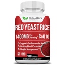 Red Yeast Rice Extract 1400mg Supplement 180 Count | Bewahren Sie gesunde Cholesterin Levels | Unterstützt Herz-Kreislauf- & Blutzirkulation für gesunde Herz, Verdauung, Gewicht-Management & Gesamtgesundheit