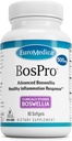 EuroMedica BosPro - Boswellia Serrata Extrakt-Ergänzung - Nahrungsergänzungsmittel für gesunde Lung-Unterstützung - Kräuter-Ergänzungsformel - 60 Softgels