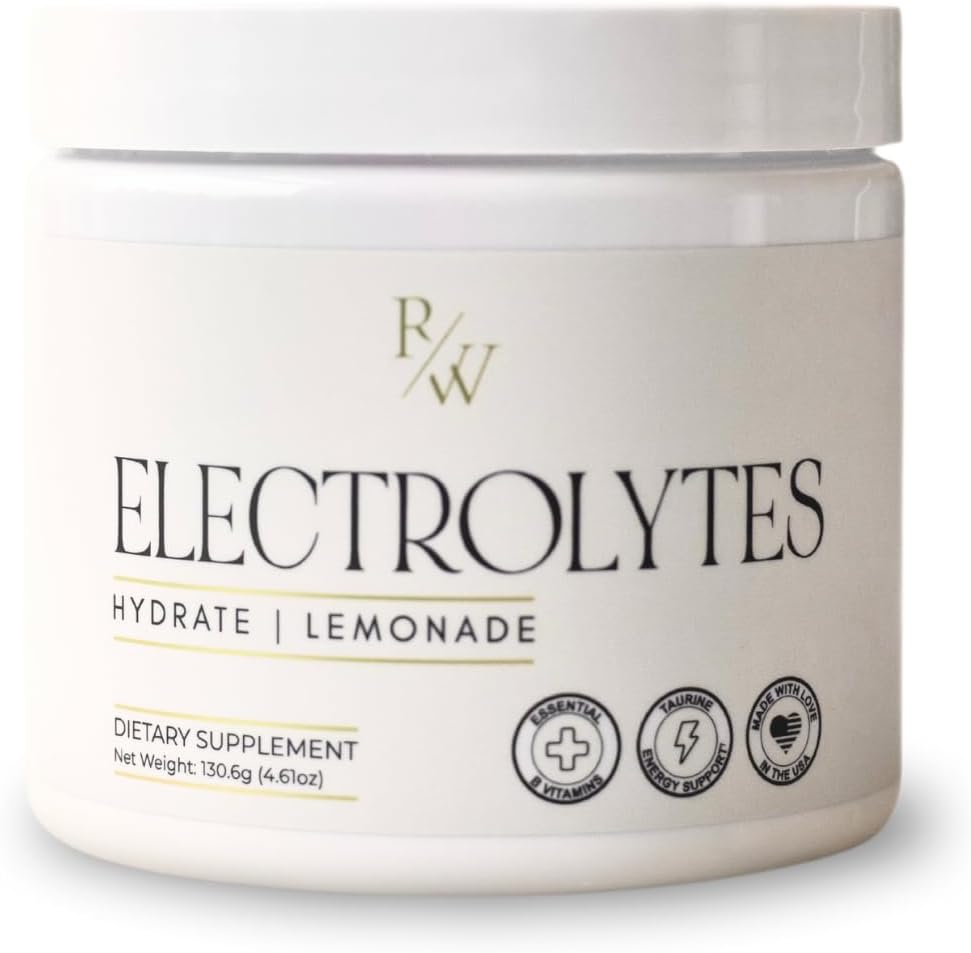 Lemonade Hydration Elektrolyt-Getränk-Mischpulver + B Vitamine | Replenishes Essential Minerals, 20 Scoops, 4,6 oz