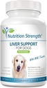 Leberunterstützung für Hunde zur Förderung der natürlichen Entgiftung, mit Milchdistel für Hunde, Dandelion Root, Gelbe Dock, Nettle Root, St. John's Wort & Coenzyme Q10, 120 Kautabletten