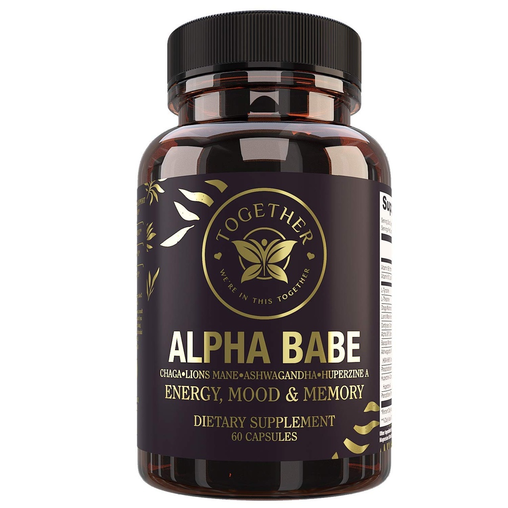 Waren in diesem zusammen Alpha Babe | Nootropic Supplement | Memory Mood Energy | Nootropics Lions Mane Chaga Ashwagandha