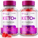 NutraRize (Pack of 2 Ripped Results Keto ACV Gummies Advanced Weight Loss, RippedResults Reviews (120 Gummies)