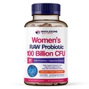 Wholesome Wellness Dr. Formulierte rohe Probiotika für Frauen 100 Milliarden CFUs Kapseln mit Präbiotika, Verdauungsenzyme, zugelassen für Erwachsene, Regal stabile Ergänzung