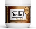 Hella Nutrition Goodmorning Coffee Alternative Natürliche Koffein mit Pilz Kaffee Substitute | Protein, Collagen, Vitamine B-12 & D, Elektrolyte, & Mineralstoffe | Non GMO (20 Servierungen, Vanilla Latte)