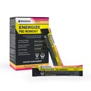 BODi Energize Pre Workout Powder - Beta-Alanin, Quercetin & Low-Dose Caffeine Formel für Enhanced Energy & Focus, Erhöhen Sie Energie & Endurance Supplement, Erdbeer-Lemonade Flavored, 20 Sticks