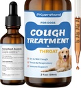 Hustenbehandlung für Hunde - Relives Sore Throat, Dry & Wet Cough - Trachea Collapse and Respiratory Support - Immunergänzung für Hunde - Natürliche Kräuter Remedy 2 oz