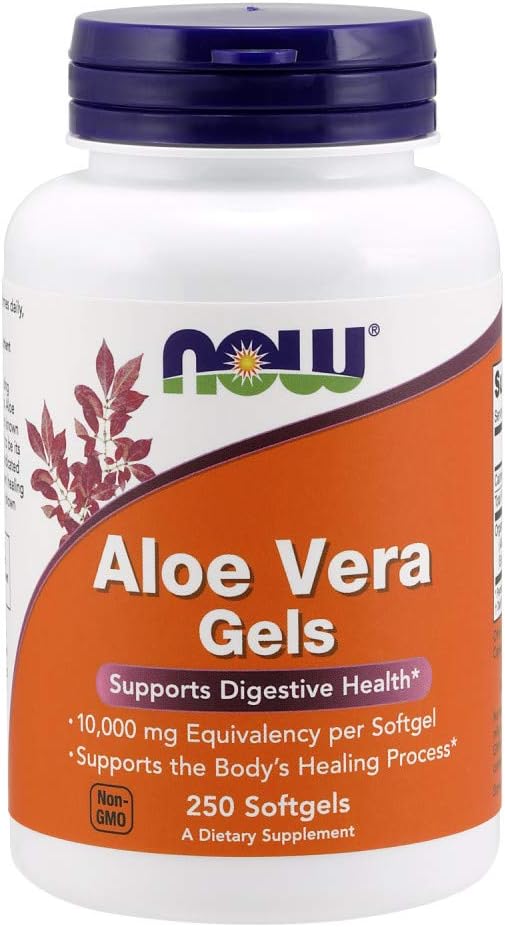 Jetzt Lebensmittel Aloe Vera Gels, 10000 mg 250 Softgels