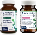 Metagenics PhytoMulti Multivitamin Ohne Eisen (60 Tabletten) & UltraFlora Complete Women's Probiotic (30 Kapseln) - Enthält essentielle Vitamine & Minerals - Aids Digestive Health
