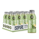 Isopure Zero Carb 32g Clear Protein Ready-to-Drink, Whey Protein Isolate, Green Tea, 12 Pack (Packaging May Vary)