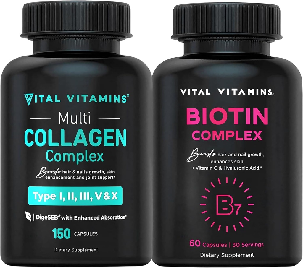 Vital Vitamine Multi Collagen Pillen + Biotin Complex Pillen