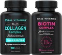 Vital Vitamine Multi Collagen Pillen + Biotin Complex Pillen