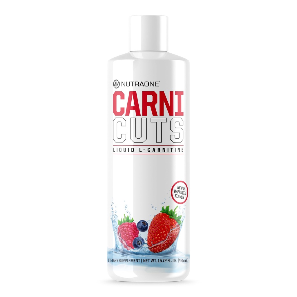 NutraOne Carnicuts L-Carnitin Liquid Supplement Stimulant Free* (Berry Blast - 32 Portionen)