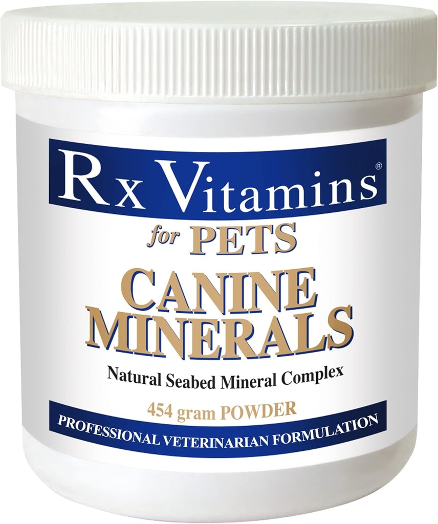 Rx Vitamine Canine Mineralstoffe - Hund Calcium Supplement Plus Magnesium & Kalium - Mineralpulver für Hunde - Mineralische Ergänzung für Hunde 16 oz