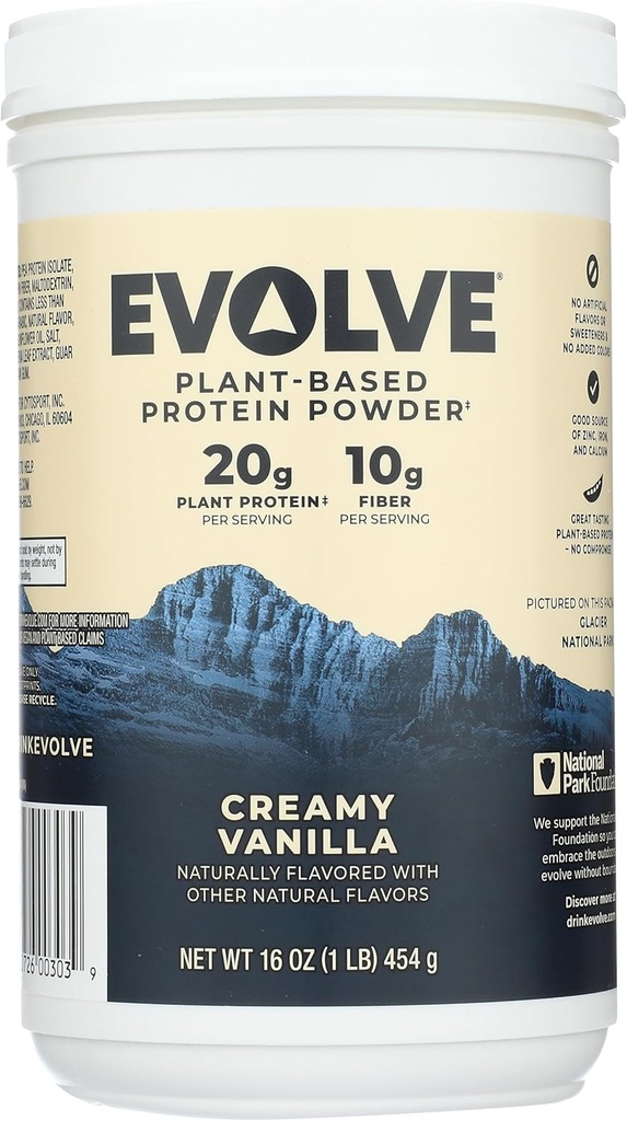 EVOLVE Ideal Vanille Protein Pulver, 16 OZ