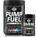 PMD Sports Ultra Pump Fuel Insanity - Pre Workout - Cherry Bombsicle (30 Servierungen) Sport Omega Cuts Elite Thermogenic Fat Burner (90 Softgels)