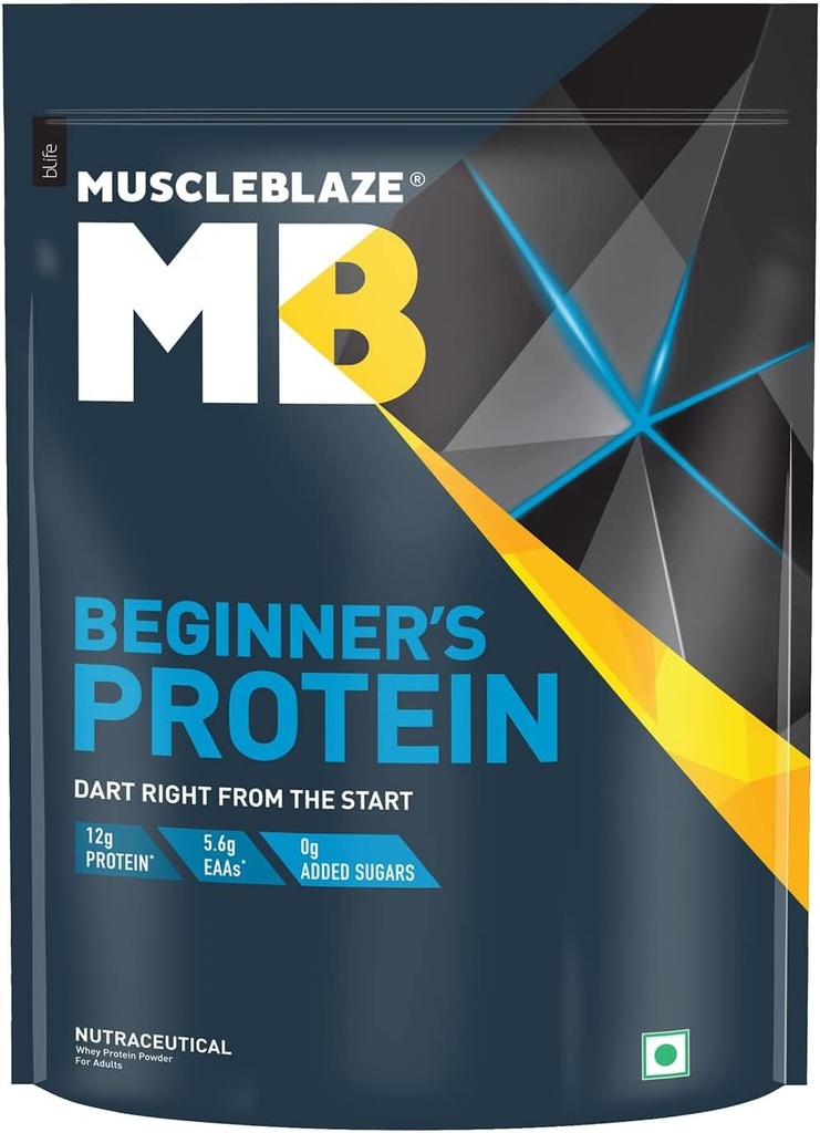 Generisches Anfänger Whey Protein, kein hinzugefügter Zucker, schneller Muskelrückgewinnung & Verbesserte Stärke (Chocolate, 500 g / 1.1 lb)