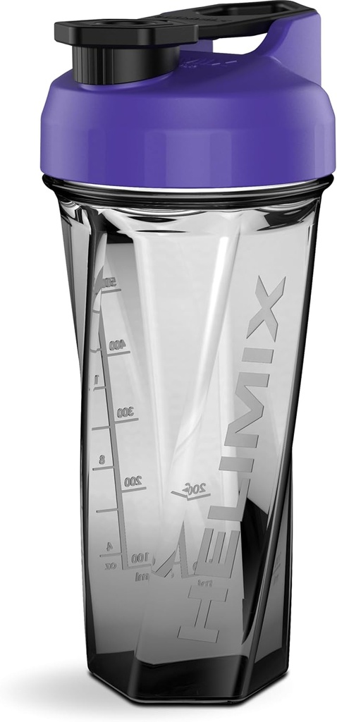HELIMIX 2.0 Vortex Blender Shaker Bottle hält bis zu 28oz | Kein Blending Ball oder Whisk | USA Made | Portable Pre Workout Whey Protein Drink Shaker Cup | Mixes Cocktails Glatteies Shakes | Top Rack Safe